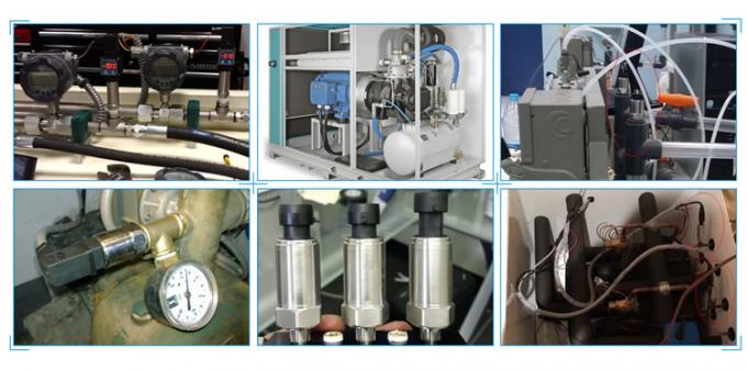 Transmisor de presión hidráulico digital industrial compacto de 24 VDC para lecturas precisas 3