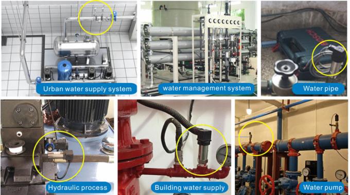 Rango de presión 0-600bar Sensor de presión de aceite de silicio difuso RPT202 con salida de 0,5 a 4,5 V y certificación CE RoHS 3