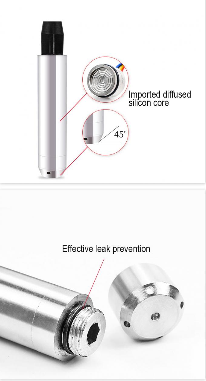 Sensores hidrostáticos sumergibles de nivel de agua líquido de alta precisión 0