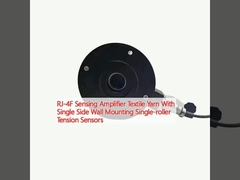 RJ-4F Amplificador de detección Hijo textil con sensores de tensión de un solo rodillo montados en una pared lateral
